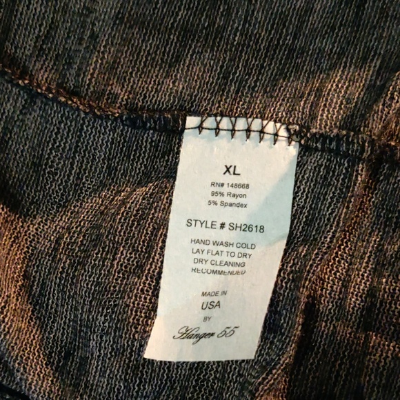 Women's Draped Hacci Cardigan Charcoal Xlarge - Picture 4 of 4